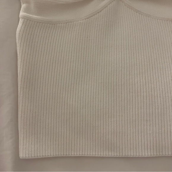Dissh Anika Twisted Knit Top in White US 4 - Picture 7 of 15